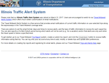 Tablet Screenshot of iltrafficalert.com